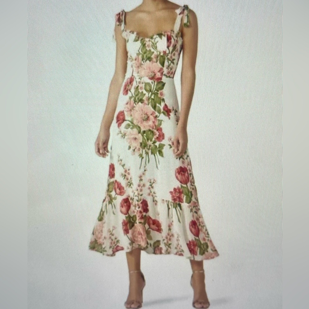 Reformation Nikita Etienne Floral Dress size 4